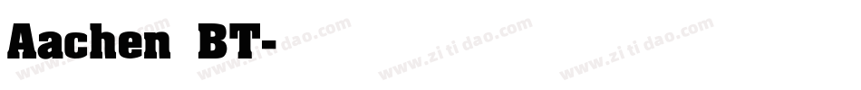 Aachen BT字体转换